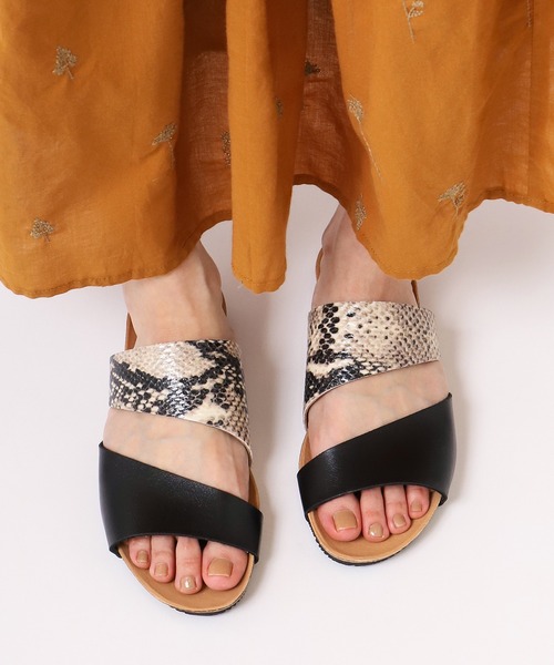 PLAKTON（プラクトン）の「【PLAKTON】プラクトン　２ストラップサンダル（サンダル・レディース・ホワイト/ベージュ/ブラック・XL/L/S/M）」の9枚目の写真