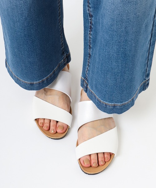 PLAKTON（プラクトン）の「【PLAKTON】プラクトン　２ストラップサンダル（サンダル・レディース・ホワイト/ベージュ/ブラック・XL/L/S/M）」の6枚目の写真