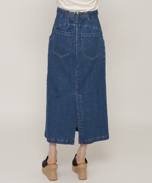 REDYAZEL（レディアゼル）の「デニムダブルボタンデザインタイトスカート（スカート・レディース・オフホワイト/ネイビー/ブルー・SMALL/MEDIUM）」の16枚目の写真