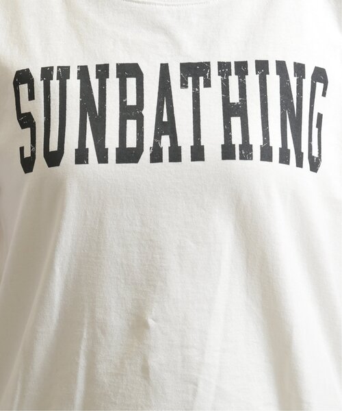 MJUKA.（ミューカ）の「ロゴプリントノースリーブ（Tシャツ/カットソー・レディース・オフホワイト/カーキ/スミクロ・FREE）」の18枚目の写真