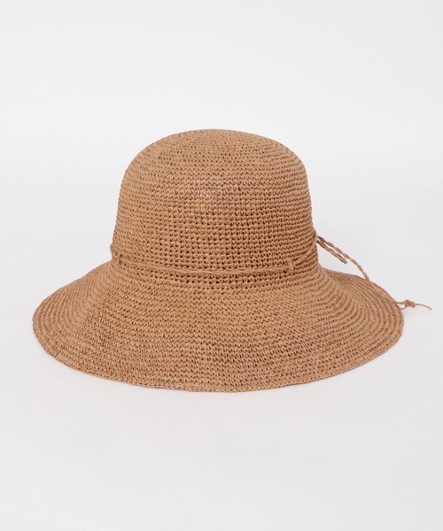 URBAN RESEARCH DOORS(アーバンリサーチドアーズ)の「細編みペーパーハット(ハット・レディース・ナチュラル/ベージュ・ONE)」の7枚目の写真