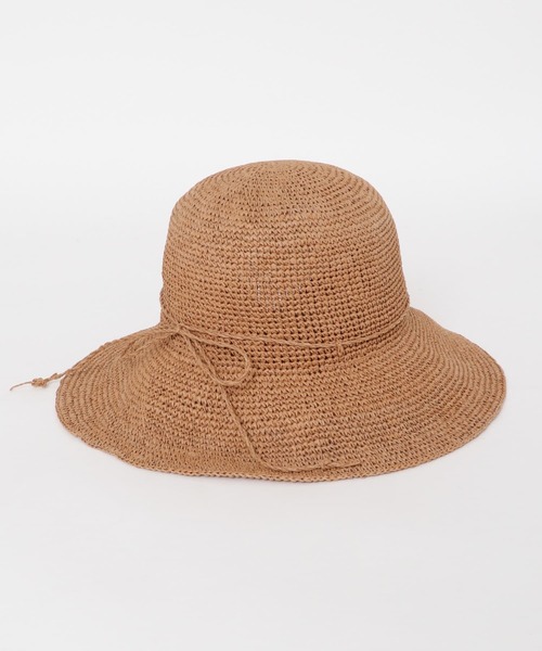 URBAN RESEARCH DOORS(アーバンリサーチドアーズ)の「細編みペーパーハット(ハット・レディース・ナチュラル/ベージュ・ONE)」の8枚目の写真