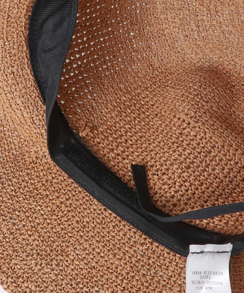 URBAN RESEARCH DOORS(アーバンリサーチドアーズ)の「細編みペーパーハット(ハット・レディース・ナチュラル/ベージュ・ONE)」の10枚目の写真