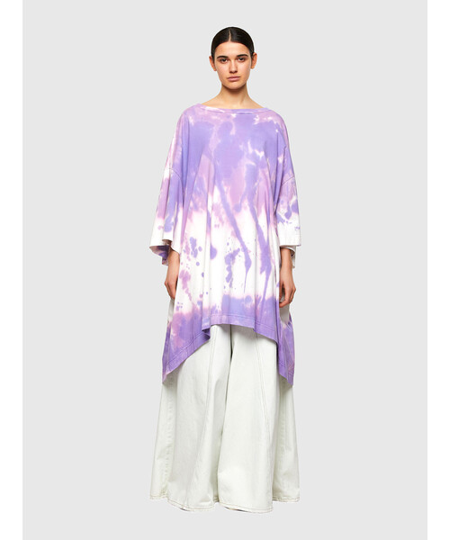 DIESEL（ディーゼル）の「レディース ワンピース ドレス Tシャツ 半袖 ルーズ（ワンピース・レディース・パープル/ピンク・SMALL/X-SMALL/XX-SMALL）」の12枚目の写真