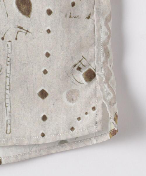 green label relaxing(グリーンレーベルリラクシング)の「CM エステルプリント ルーズ ショートスリーブ 半袖 総柄 シャツ(シャツ/ブラウス・メンズ・ネイビー/ダークグレー/ベージュ・SMALL/MEDIUM/LARGE)」の13枚目の写真