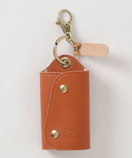 IL BISONTE（イルビゾンテ）の「【IL BISONTE】イルビゾンテ ORIGINAL LEATHER オリジナルレザー キーケース C0847（キーケース/キーアクセサリー・レディース・ブラック/ダークブラウン/ブラウン/グリーン/ワインレッド/ラベンダー/ナチュラル/キャメル・FREE）」の7枚目の写真