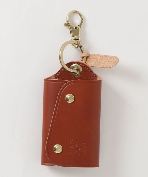 IL BISONTE（イルビゾンテ）の「【IL BISONTE】イルビゾンテ ORIGINAL LEATHER オリジナルレザー キーケース C0847（キーケース/キーアクセサリー・レディース・ブラック/ダークブラウン/ブラウン/グリーン/ワインレッド/ラベンダー/ナチュラル/キャメル・FREE）」の3枚目の写真