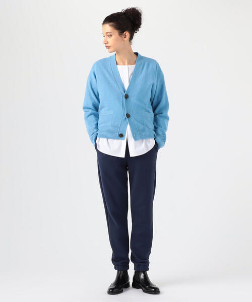 MACPHEE(マカフィー)の「■ラムカシミヤ Vネックカーディガン(カーディガン/ボレロ・レディース・ホワイト/ライトブルー/ネイビー/ベージュ系その他/シャーベット・S)」の18枚目の写真