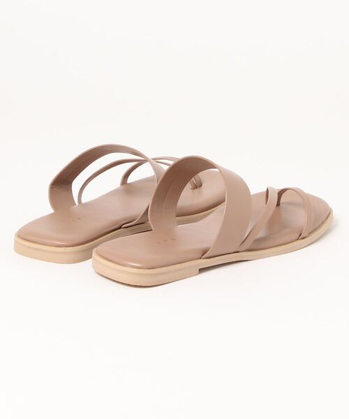 RETRO GIRL（レトロガール）の「トングサンダル（サンダル・レディース・ブラック/ベージュ/オフホワイト・M/L）」の4枚目の写真