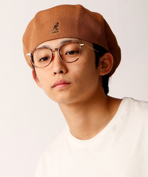 KANGOL（カンゴール）の「SMU Tropic Galaxy トロピックギャラクシーハンチング（ハンチング/ベレー帽・メンズ・ネイビー/チャコールグレー/レッド系その他/ベージュ/ブラック×レッド/ブラック×ゴールド/ブラック/レッド・L/M/XL）」の6枚目の写真