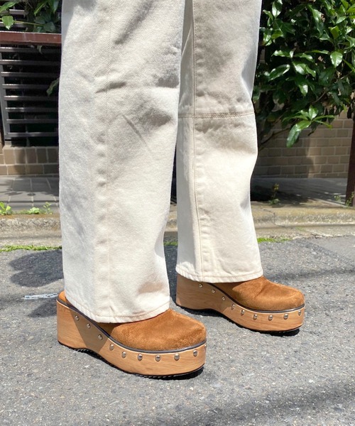 WHO'S WHO gallery（フーズフーギャラリー）の「ステッチデニム（デニムパンツ・レディース・ブラック/サックスブルー/キナリ・FREE）」の7枚目の写真