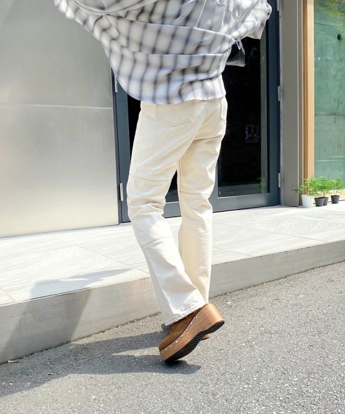 WHO'S WHO gallery（フーズフーギャラリー）の「ステッチデニム（デニムパンツ・レディース・ブラック/サックスブルー/キナリ・FREE）」の9枚目の写真