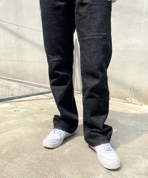 WHO'S WHO gallery（フーズフーギャラリー）の「ステッチデニム（デニムパンツ・レディース・ブラック/サックスブルー/キナリ・FREE）」の13枚目の写真