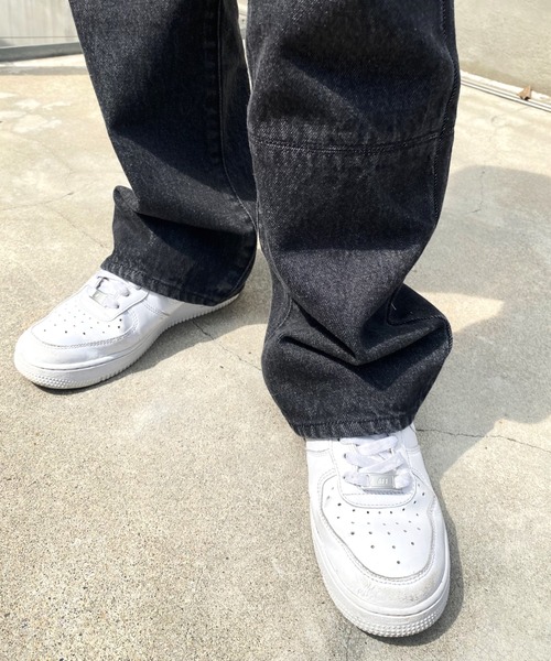 WHO'S WHO gallery（フーズフーギャラリー）の「ステッチデニム（デニムパンツ・レディース・ブラック/サックスブルー/キナリ・FREE）」の14枚目の写真