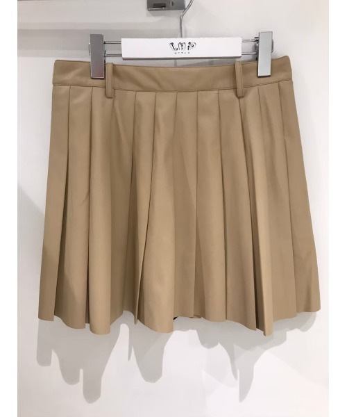Ctr1(コントロール)の「Ctr1/コントロール/レザープリーツスカート(スカート・レディース・ブラック/ベージュ・SMALL/MEDIUM)」の8枚目の写真