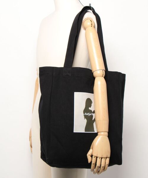 ANDGEEBEE（アンジービー）の「【UNISEX】シルエットトートバッグ（トートバッグ・レディース・パープル/ブラック・FREE）」の9枚目の写真