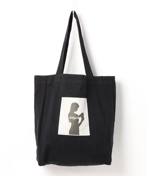 ANDGEEBEE（アンジービー）の「【UNISEX】シルエットトートバッグ（トートバッグ・レディース・パープル/ブラック・FREE）」の6枚目の写真