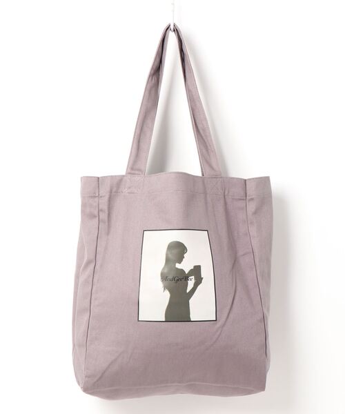 ANDGEEBEE（アンジービー）の「【UNISEX】シルエットトートバッグ（トートバッグ・レディース・パープル/ブラック・FREE）」の14枚目の写真