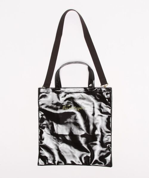 rapiecage（ラピエサージュ）の「PVCコーティングショルダートートBAG（ショルダーバッグ・レディース・ホワイト/ブラック/サックスブルー・FREE）」の20枚目の写真