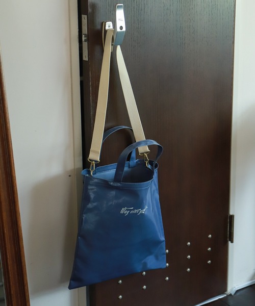 rapiecage（ラピエサージュ）の「PVCコーティングショルダートートBAG（ショルダーバッグ・レディース・ホワイト/ブラック/サックスブルー・FREE）」の17枚目の写真