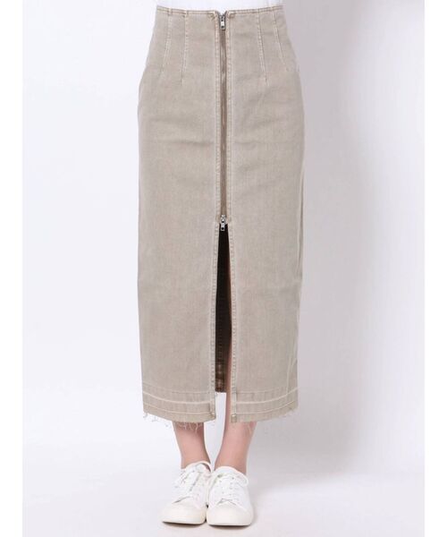 MURUA(ムルーア)の「フロントZIPタイトスカート(スカート・レディース・ベージュ・1/2)」の15枚目の写真
