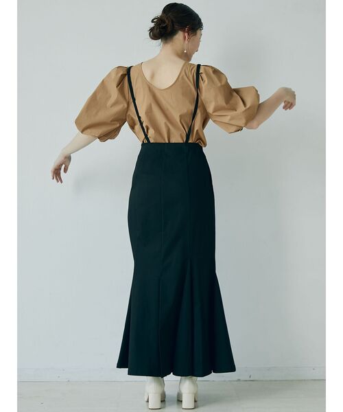 LAGUNAMOON(ラグナムーン)の「タックスリーブフォルムブラウス(シャツ/ブラウス・レディース・ブラック/ベージュ/キャメル・FREE)」の21枚目の写真