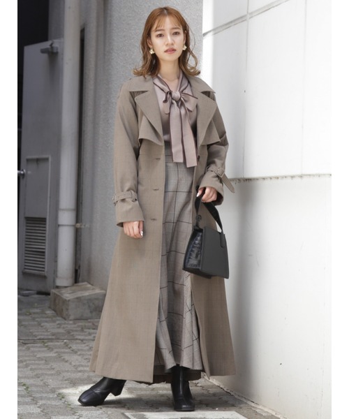 dazzlin(ダズリン)の「ボウタイ配色ニットトップス(ニット/セーター・レディース・ブラウン/オフホワイト/ピンク/モカ/ブラック・FREE)」の18枚目の写真