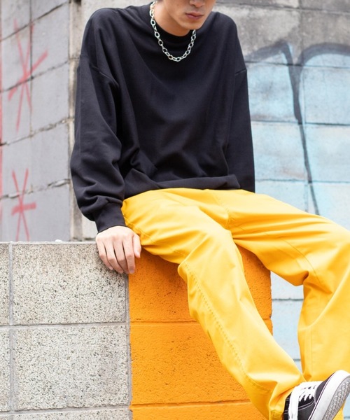 WEGO（ウィゴー）の「WEGO/【ZOZOTOWN＆一部店限定】ヘビーウエイトビックシルエットセットアップ（スウェット・メンズ・ブラック/ダークグリーン/ネイビー/オートミール/杢グレー・MEDIUM/LARGE）」の7枚目の写真