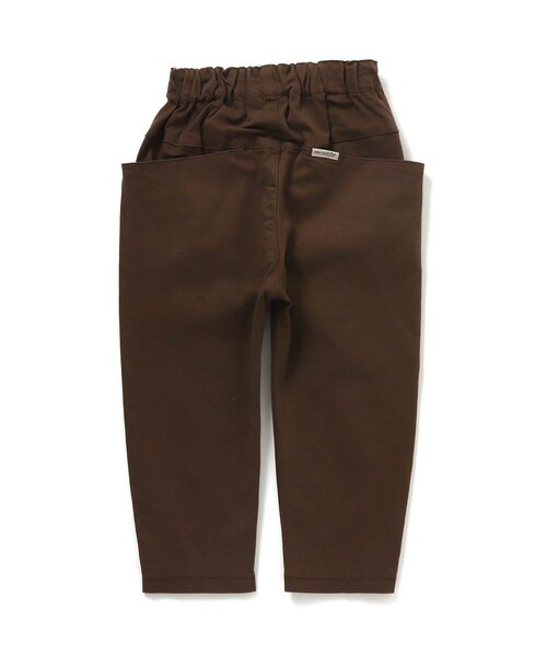 apres les cours（アプレレクール）の「カーブシルエットストレッチパンツ 10分丈（その他パンツ・キッズ・ダークブラウン/オフホワイト/マスタード/サックスブルー・100/110/120/130/140/80/90）」の15枚目の写真
