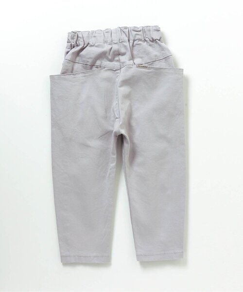 apres les cours（アプレレクール）の「カーブシルエットストレッチパンツ 10分丈（その他パンツ・キッズ・ダークブラウン/オフホワイト/マスタード/サックスブルー・100/110/120/130/140/80/90）」の22枚目の写真