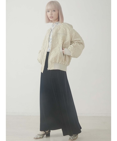 merry jenny(メリージェニー)の「くしゅくしゅのBZ(ブルゾン・レディース・ブラック/ベージュ/ブラウン・FREE)」の12枚目の写真