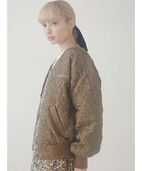 merry jenny(メリージェニー)の「くしゅくしゅのBZ(ブルゾン・レディース・ブラック/ベージュ/ブラウン・FREE)」の9枚目の写真