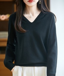 SETUP7（セットアップセブン）の「【SETUP7】ソフトタッチニットパーカー SCCH22（パーカー）」