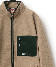 CONVERSE/コンバース シープボアフリース ポケット スタンドカラー ブルゾン