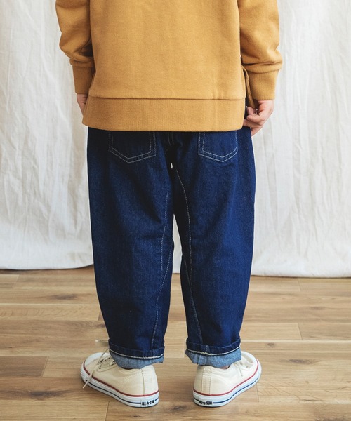 BRANSHES（ブランシェス）の「トルネードデニムパンツ（デニムパンツ・キッズ・ネイビー/ブルー・110cm/120cm/130cm/140cm/150cm/100cm）」の11枚目の写真