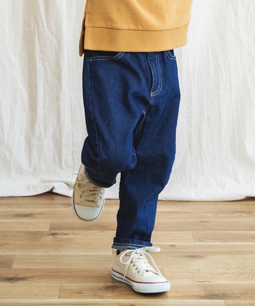 BRANSHES（ブランシェス）の「トルネードデニムパンツ（デニムパンツ・キッズ・ネイビー/ブルー・110cm/120cm/130cm/140cm/150cm/100cm）」の9枚目の写真