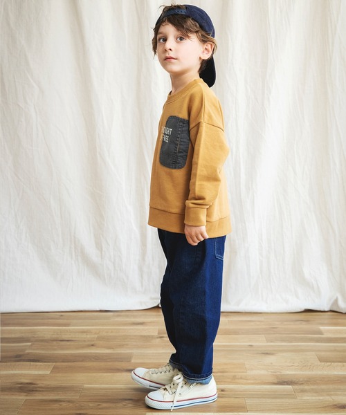 BRANSHES（ブランシェス）の「トルネードデニムパンツ（デニムパンツ・キッズ・ネイビー/ブルー・110cm/120cm/130cm/140cm/150cm/100cm）」の6枚目の写真