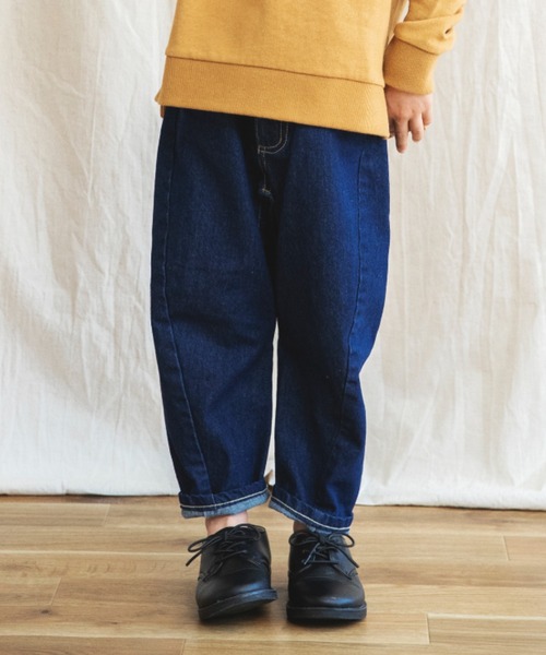 BRANSHES（ブランシェス）の「トルネードデニムパンツ（デニムパンツ・キッズ・ネイビー/ブルー・110cm/120cm/130cm/140cm/150cm/100cm）」の8枚目の写真