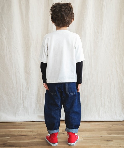 BRANSHES（ブランシェス）の「トルネードデニムパンツ（デニムパンツ・キッズ・ネイビー/ブルー・110cm/120cm/130cm/140cm/150cm/100cm）」の15枚目の写真