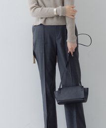 【Ampersand】tanning flap mini shoulder タンニングレザーフラップミニショルダーバッグ