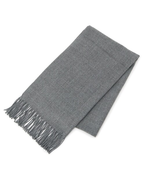 DRESKIP（ドレスキップ）の「◆プレーン無地ストール（ストール/ショール・レディース・ブラック/ベージュ/グレー/ブルー/アイボリー/ボルドー/マスタード・00）」の3枚目の写真