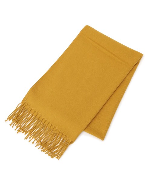 DRESKIP（ドレスキップ）の「◆プレーン無地ストール（ストール/ショール・レディース・ブラック/ベージュ/グレー/ブルー/アイボリー/ボルドー/マスタード・00）」の6枚目の写真