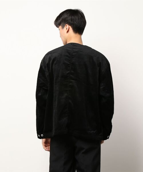 STYLEBLOCK(スタイルブロック)の「コーデュロイノーカラーカバーオール(カバーオール・メンズ・ブラウン/ブラック/アイボリー/カーキ・L/M)」の6枚目の写真