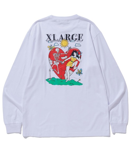 XLARGE(エクストララージ)の「DANCING FOREVER L/S TEE(Tシャツ/カットソー・メンズ・ブラック/ホワイト/マスタード・XL/L/S/M)」の7枚目の写真