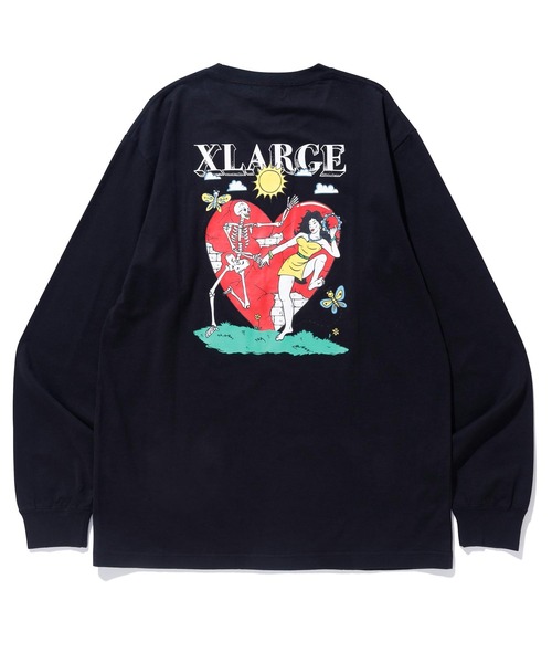 XLARGE(エクストララージ)の「DANCING FOREVER L/S TEE(Tシャツ/カットソー・メンズ・ブラック/ホワイト/マスタード・XL/L/S/M)」の10枚目の写真
