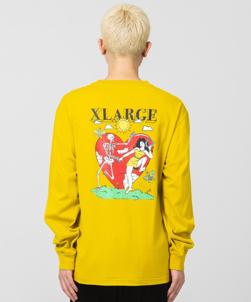 XLARGE(エクストララージ)の「DANCING FOREVER L/S TEE(Tシャツ/カットソー・メンズ・ブラック/ホワイト/マスタード・XL/L/S/M)」の22枚目の写真