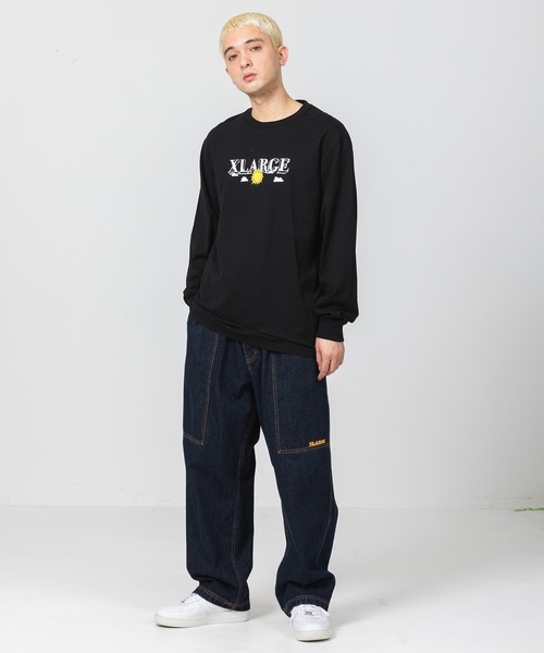 XLARGE(エクストララージ)の「DANCING FOREVER L/S TEE(Tシャツ/カットソー・メンズ・ブラック/ホワイト/マスタード・XL/L/S/M)」の17枚目の写真