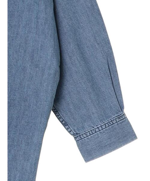 AMERICAN HOLIC（アメリカンホリック）の「バックタックデニムシャツ（シャツ/ブラウス・レディース・インディゴブルー・M/L）」の18枚目の写真