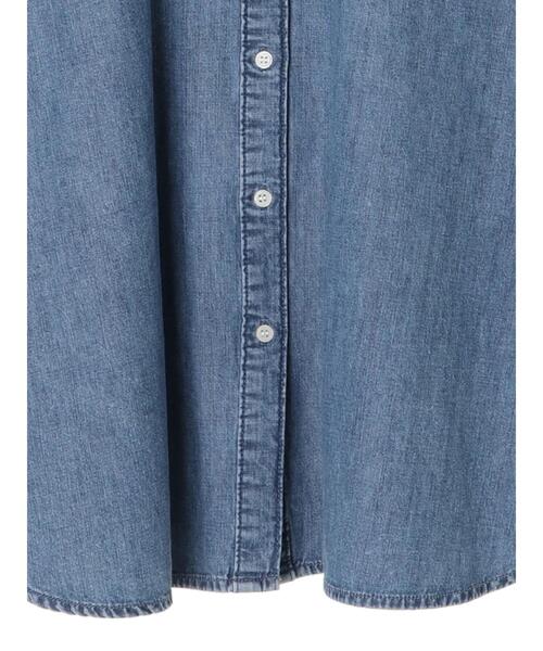 AMERICAN HOLIC（アメリカンホリック）の「バックタックデニムシャツ（シャツ/ブラウス・レディース・インディゴブルー・M/L）」の19枚目の写真