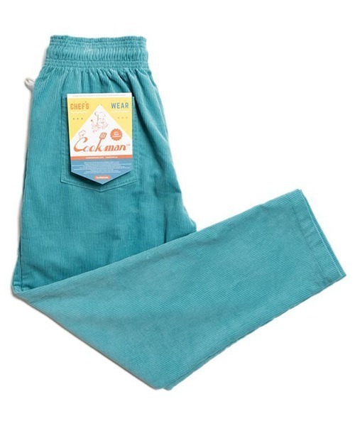 COOKMAN（クックマン）の「Cookman クックマン シェフパンツ イージーパンツ ワイドパンツ コーデュロイ ターコイズブルー（その他パンツ・メンズ・ターコイズブルー・MEDIUM/LARGE/X-LARGE/SMALL）」の21枚目の写真